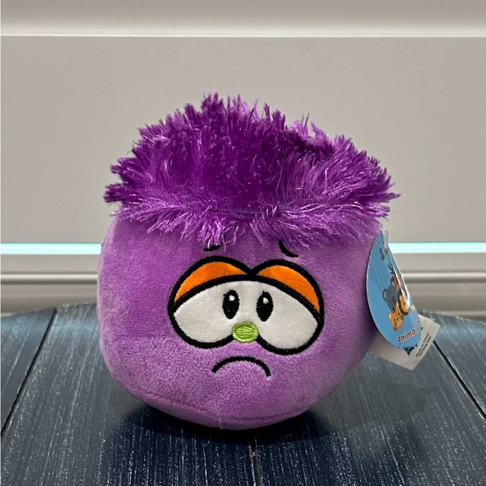 Calplush Animal Pals Purple Emoji